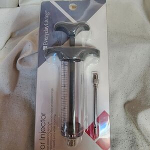 Everyday Living Flavor Injector - Gray with Stainless Steel